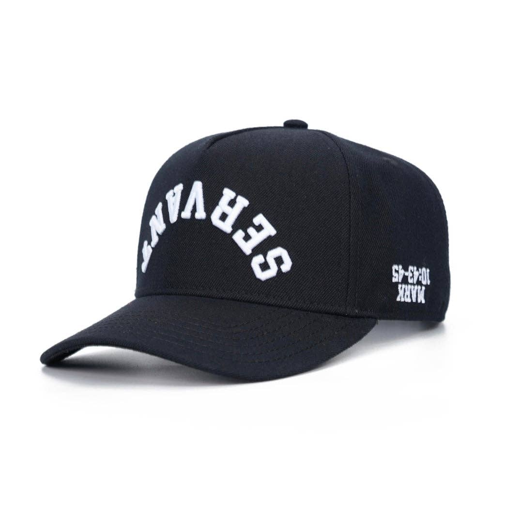 Malta Apparel LLC - ‘SERVANT’ Premium Wool Blend SnapBack - Black/White