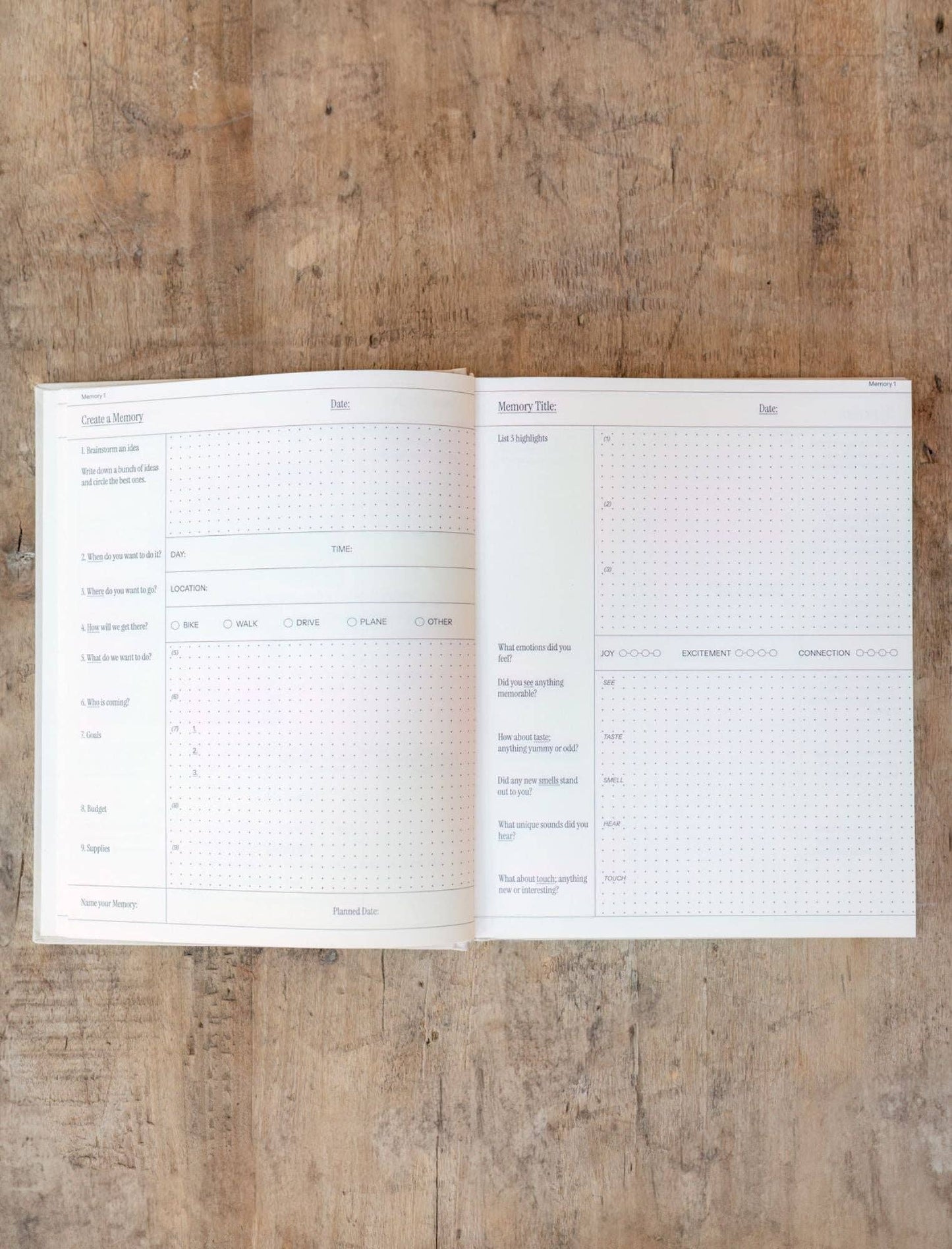 Jenessa Wait - Family Memory Book: 50 memories made together