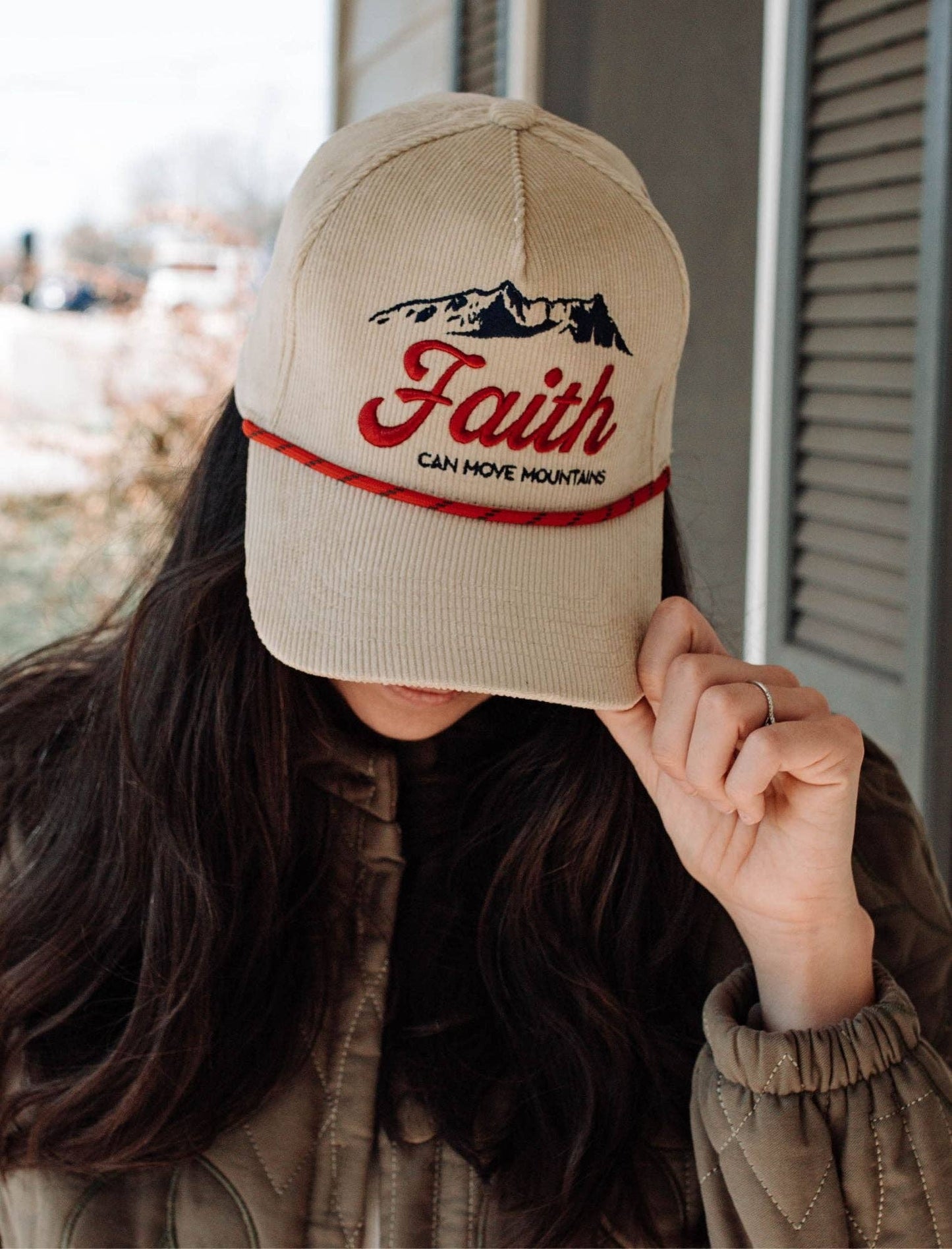 Jenessa Wait - Hat: Faith Can Move Mountians