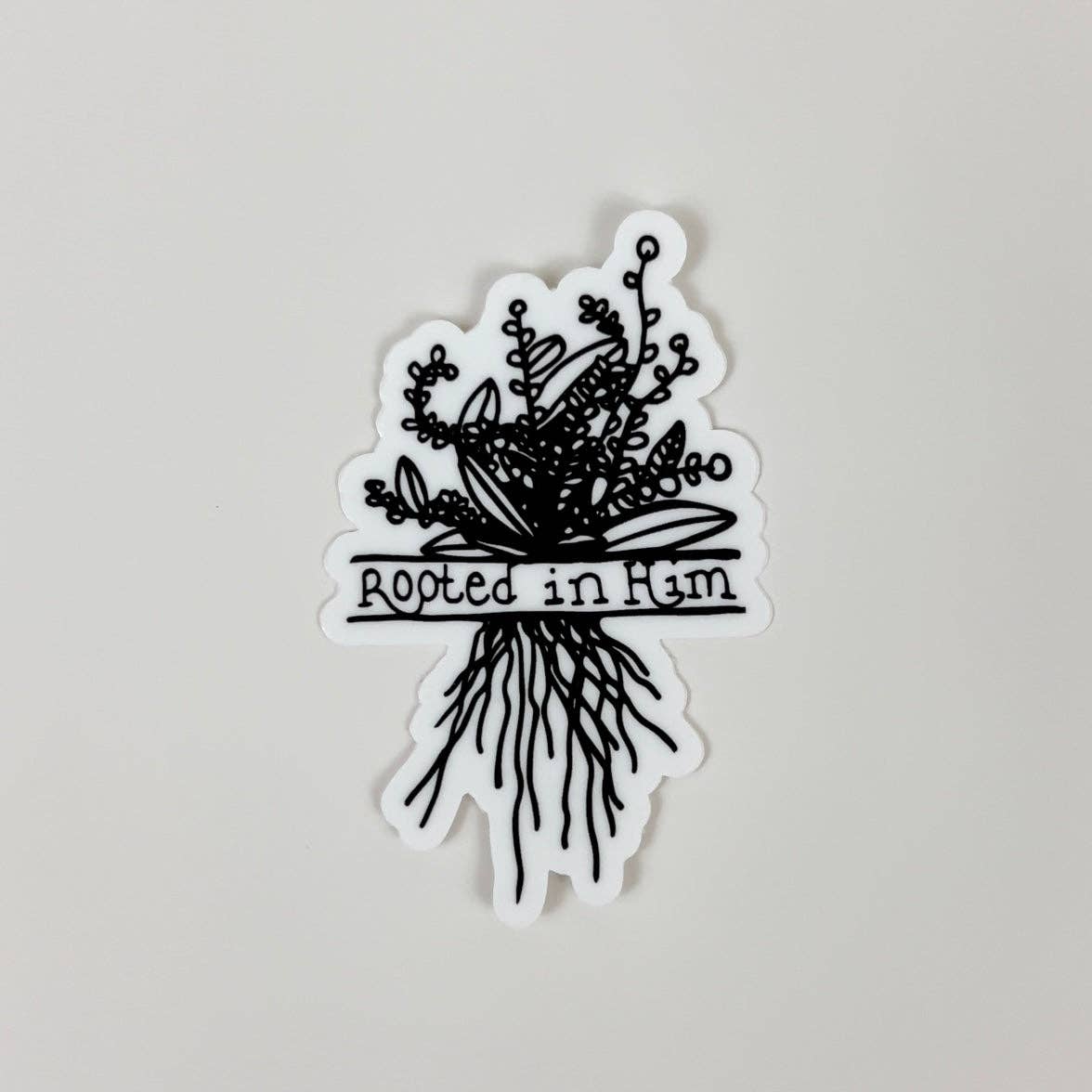 Malta Apparel LLC - Rooted in Him Hydroflask Sticker