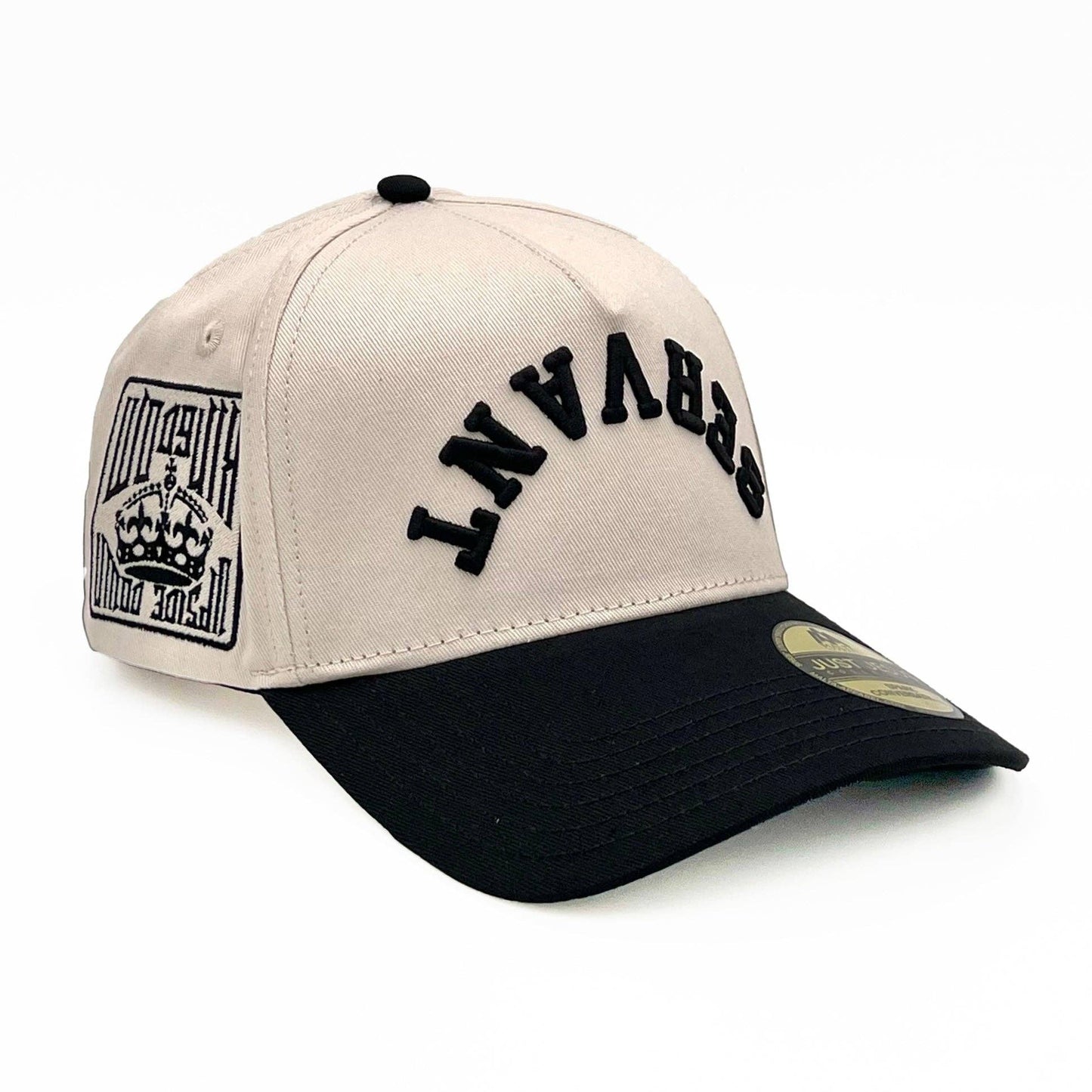 Malta Apparel LLC - ‘SERVANT’ Premium SnapBack - Cream/Black