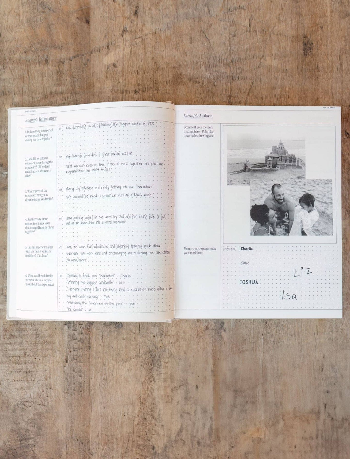 Jenessa Wait - Family Memory Book: 50 memories made together