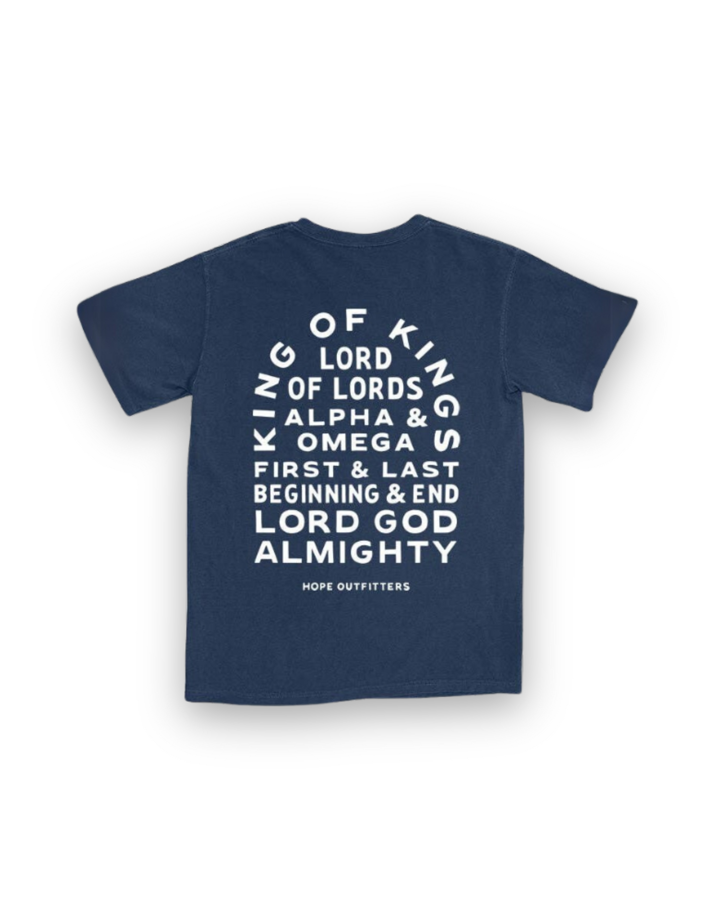 Navy Names of God Tee