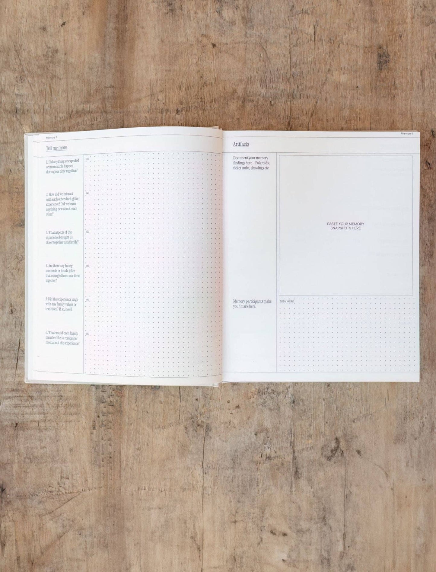 Jenessa Wait - Family Memory Book: 50 memories made together