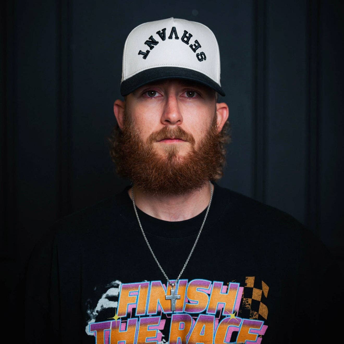 Malta Apparel LLC - ‘SERVANT’ Premium SnapBack - Cream/Black
