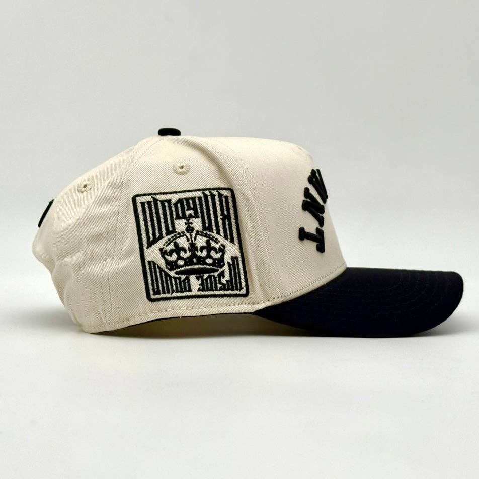 Malta Apparel LLC - ‘SERVANT’ Premium SnapBack - Cream/Black