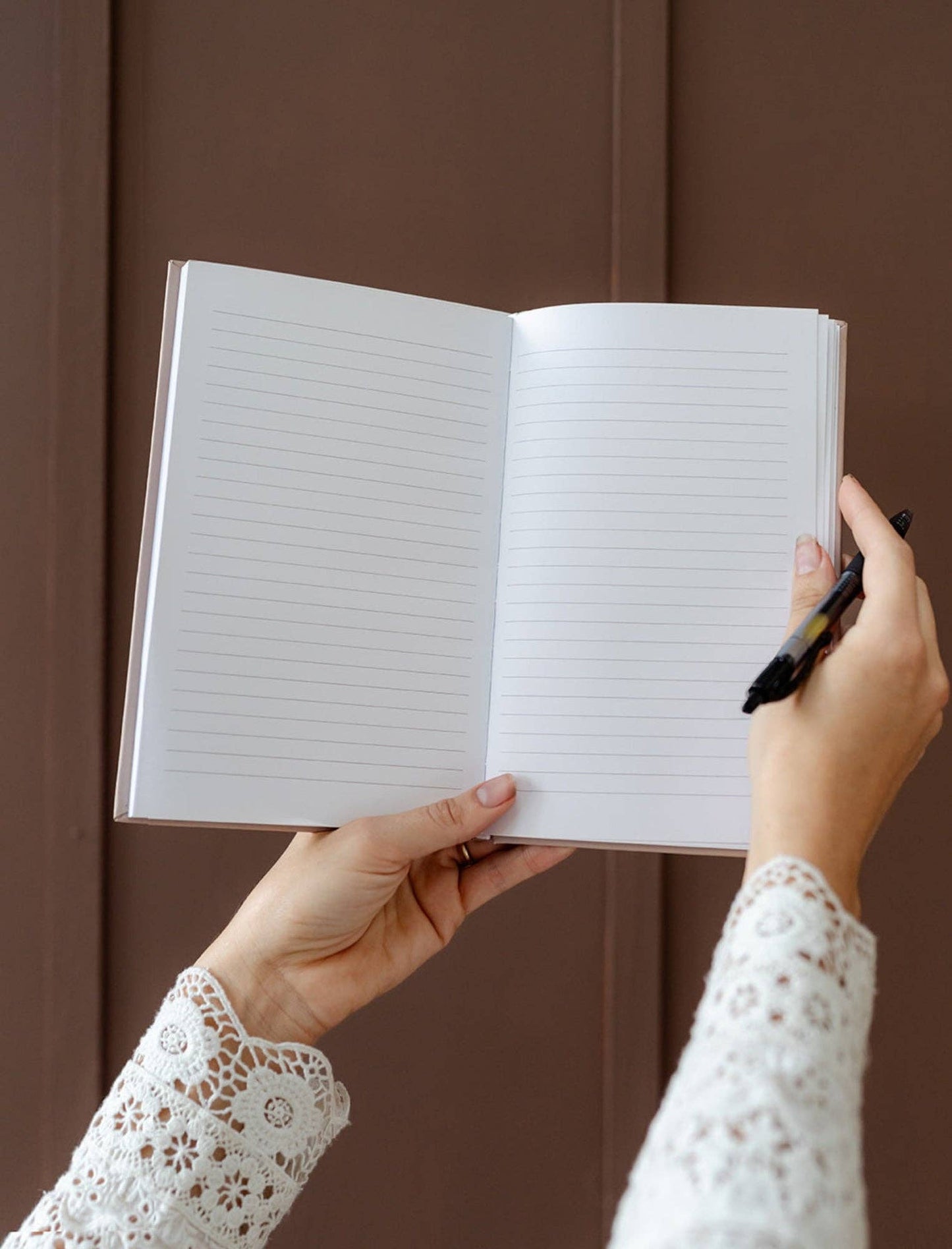 Jenessa Wait - Hardcover Journal: I trust the next chapter