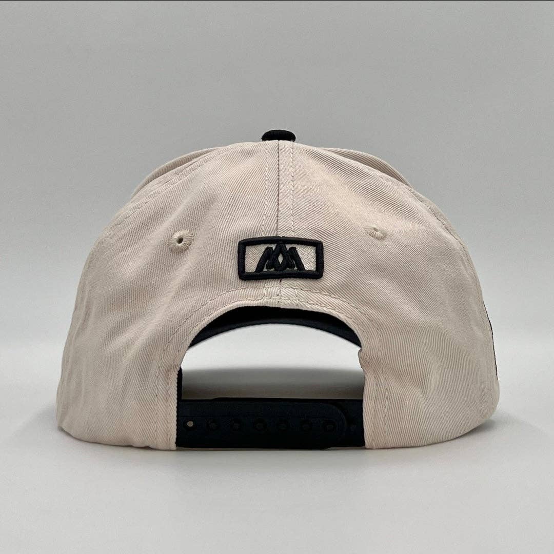 Malta Apparel LLC - ‘SERVANT’ Premium SnapBack - Cream/Black