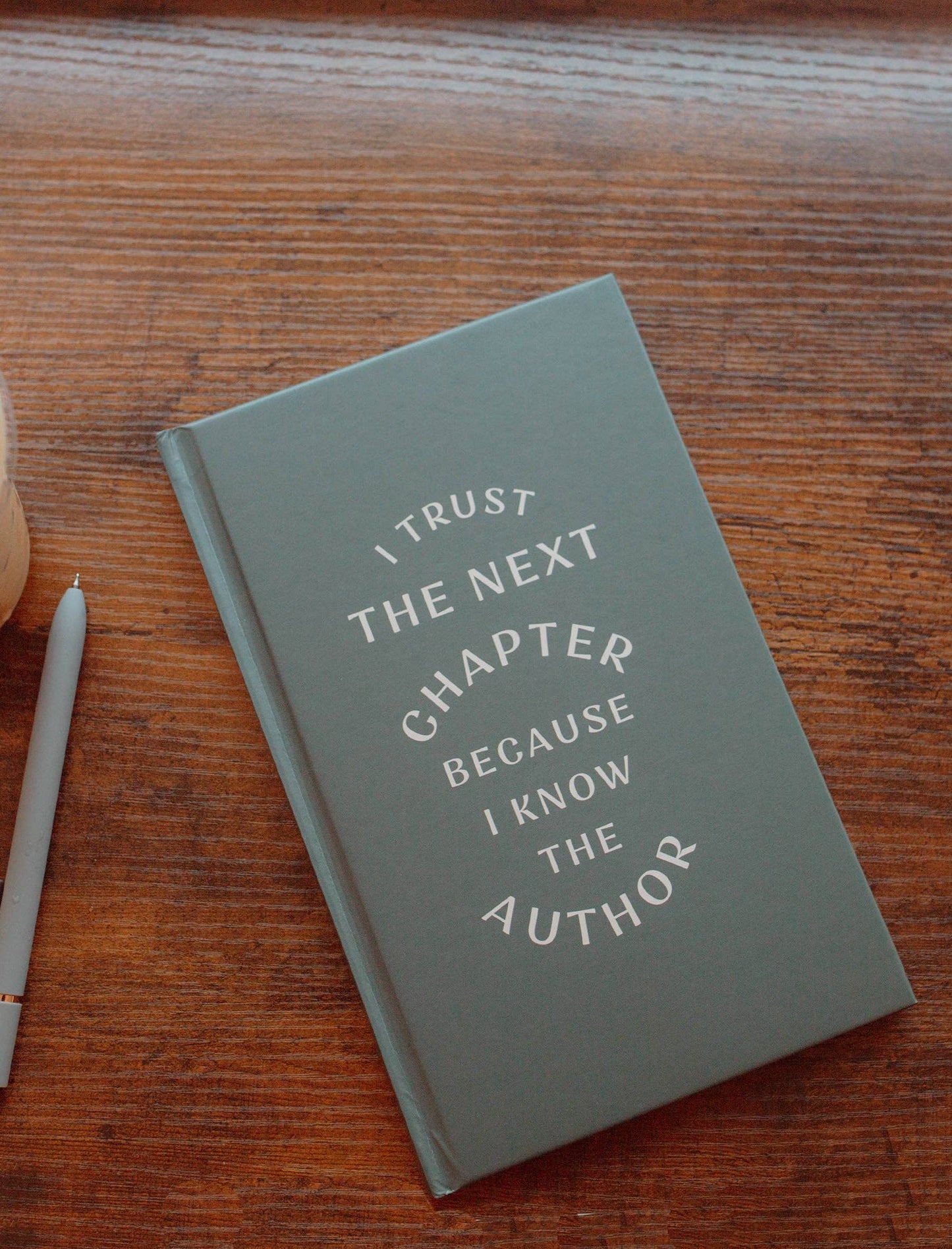 Jenessa Wait - Hardcover Journal: I trust the next chapter