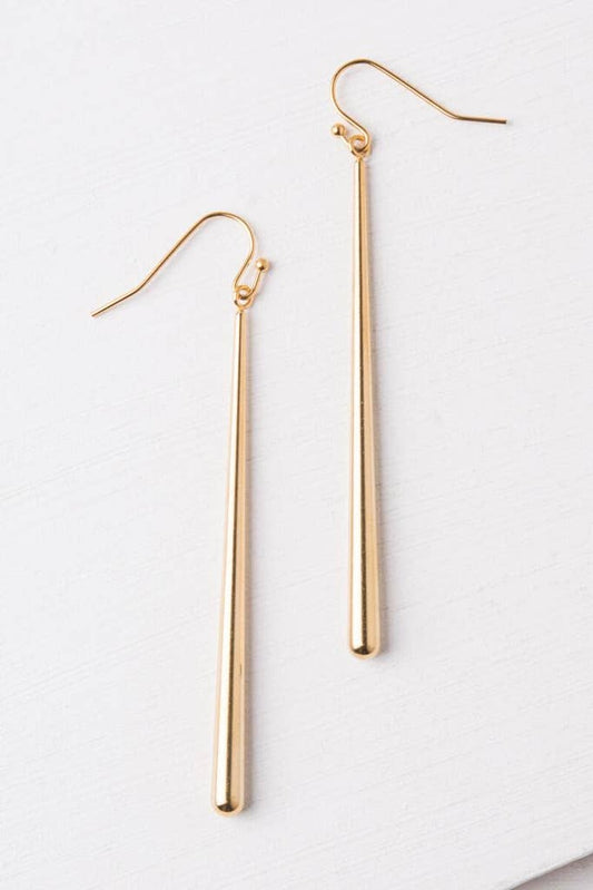Crowned Free - Branch Earrings - Gold - Made by Survivors