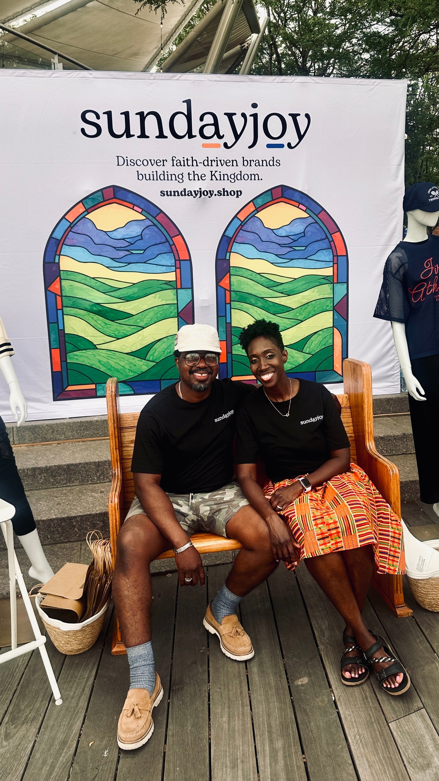 sundayjoy founders Wes and Veronica at the KNOWN Conference in Washington DC
