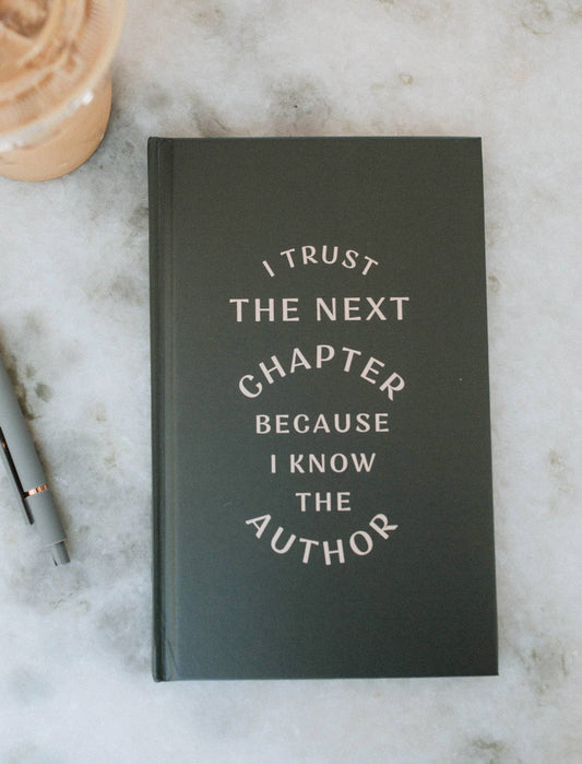 Jenessa Wait - Hardcover Journal: I trust the next chapter