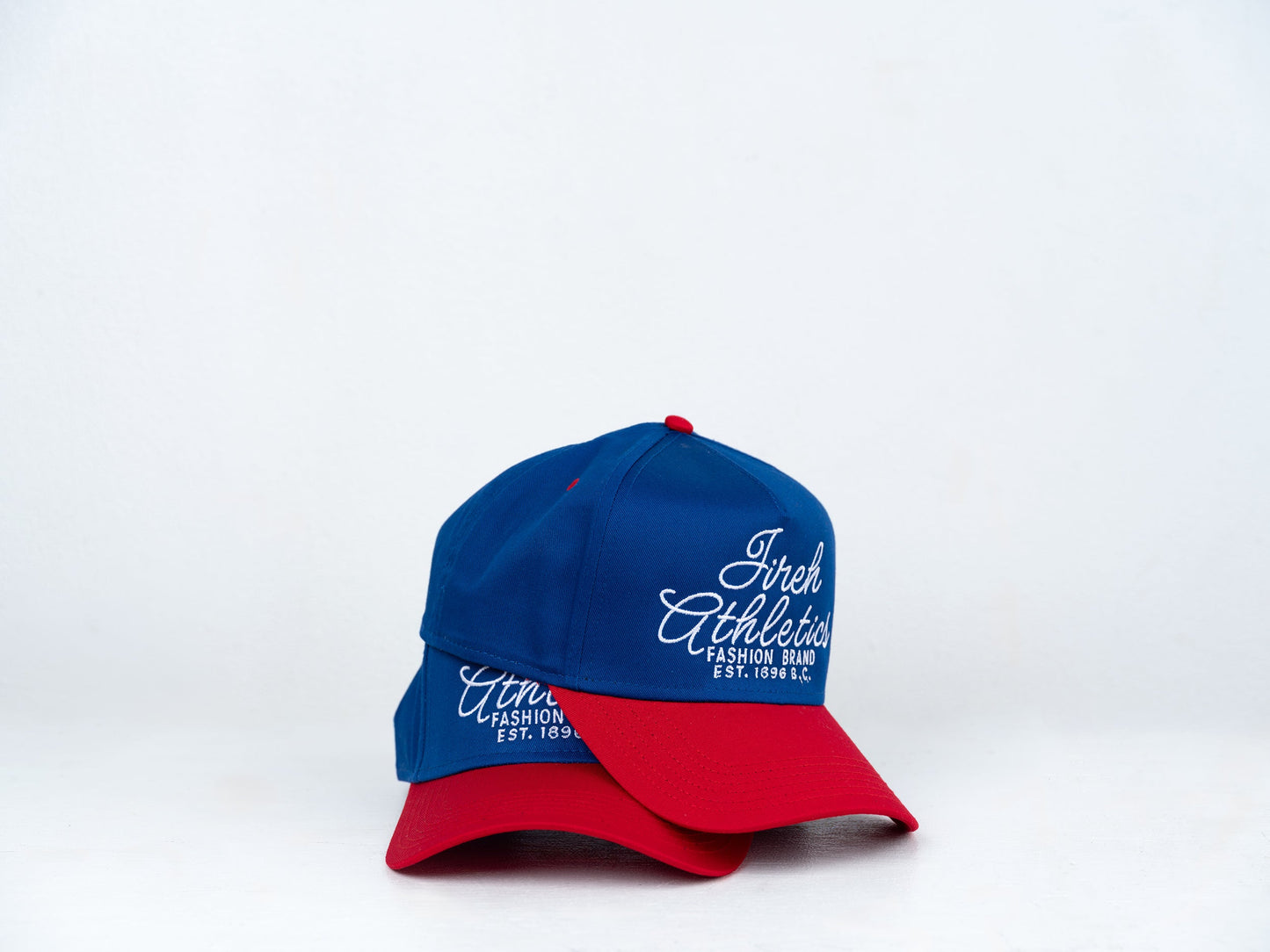 Jireh Athletics Fashion Brand Snapback (Logo) (Red/Blue)