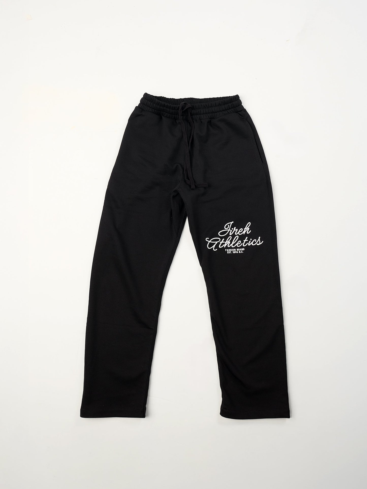 Staple Jireh Athletics Straight-Leg Pants (Black) (Large Logo)